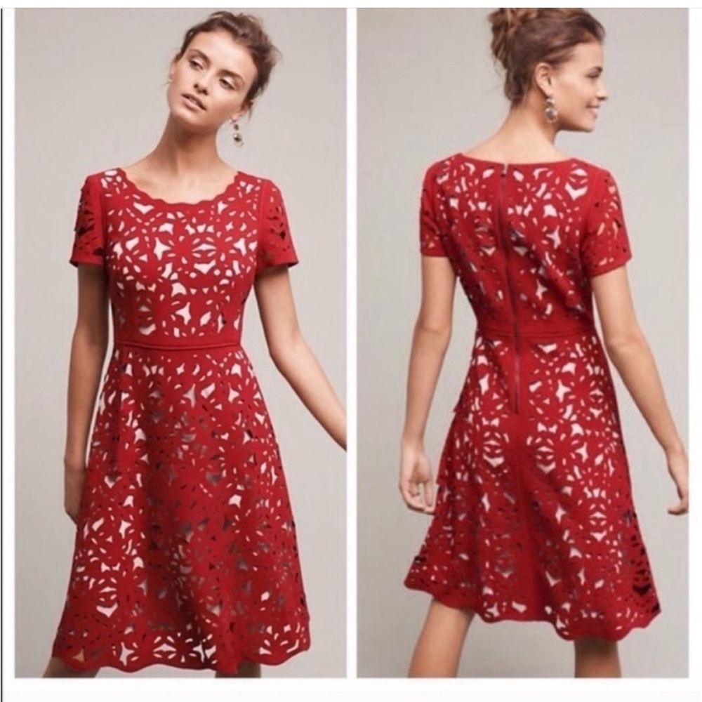 Stunning dress by Moulinette Souers from Anthropologie. Worn one time. EUC
